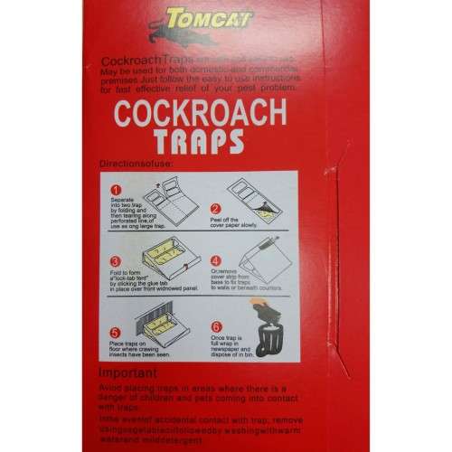 Buy 1 get 1 FREE [6 traps/pack]Cockroach Traps Umpan Lipas Easy to Use Poison Free Pest Control